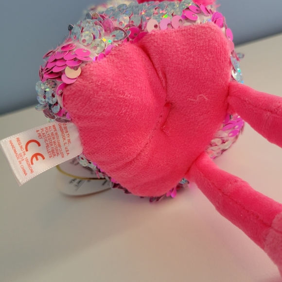 TY Flippables and Beanie Boo Collection Flamingo Owl Pig Octopus Set of 4 - Picture 6 of 16